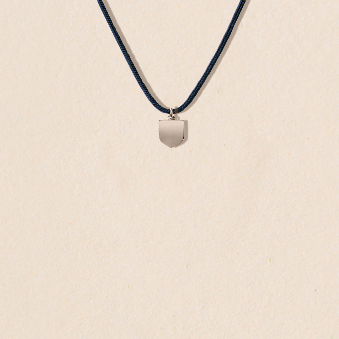 Collier cordon personnalisable - blason S