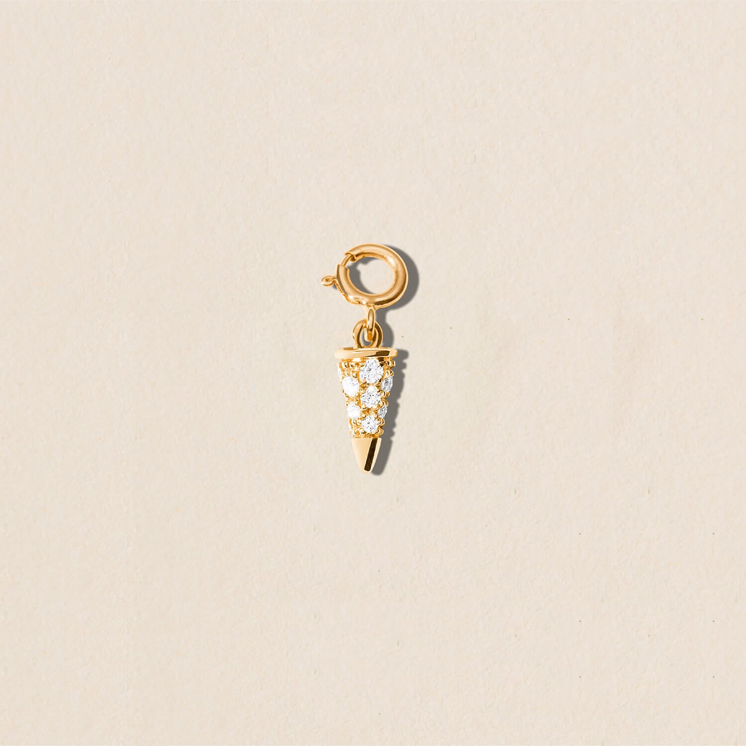 Mini revolution paved diamonds crush Charm