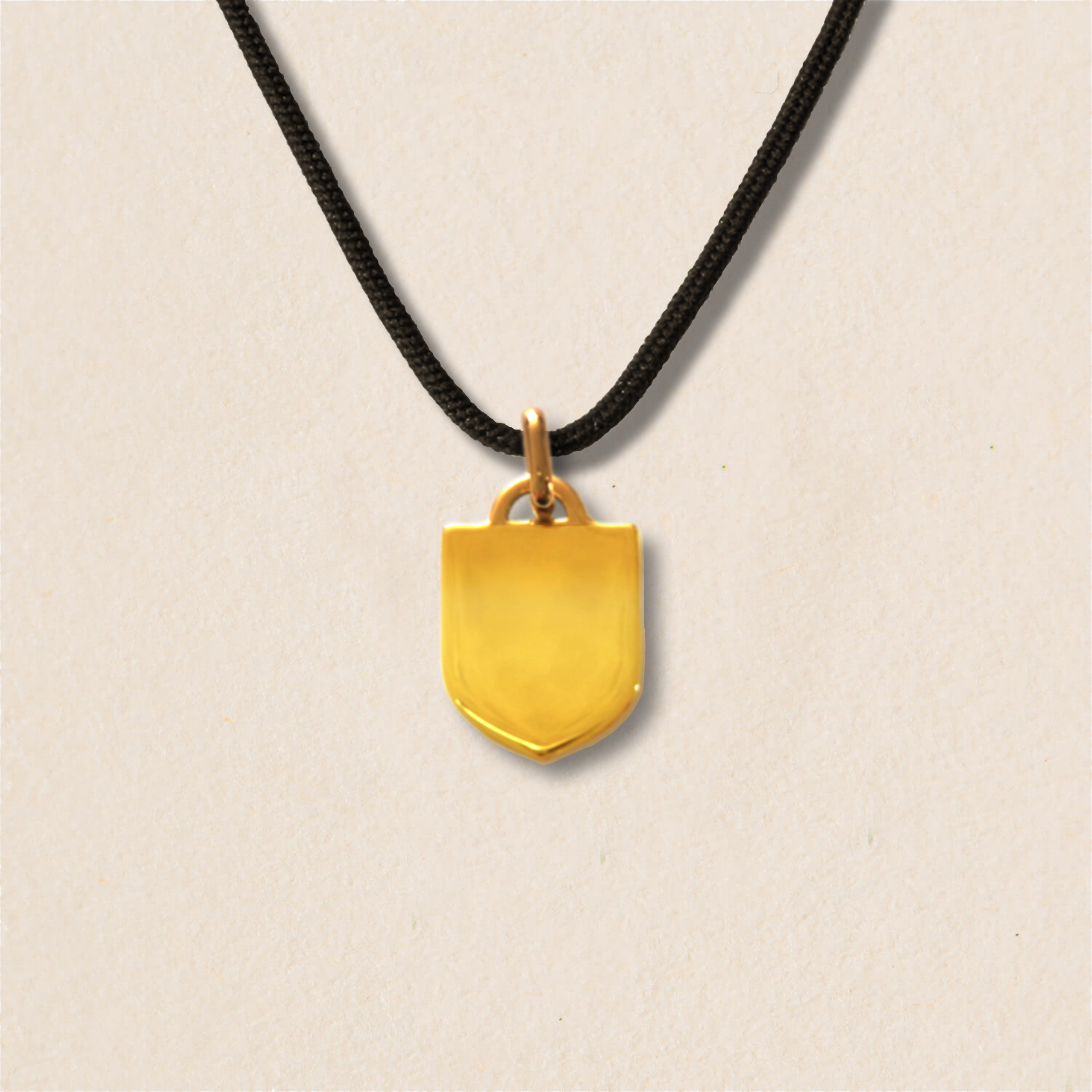 Médaille blason personnalisable sur cordon