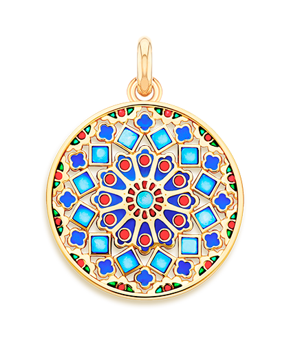 Médaille Becker - Vitrail Cathédrale de Chartres