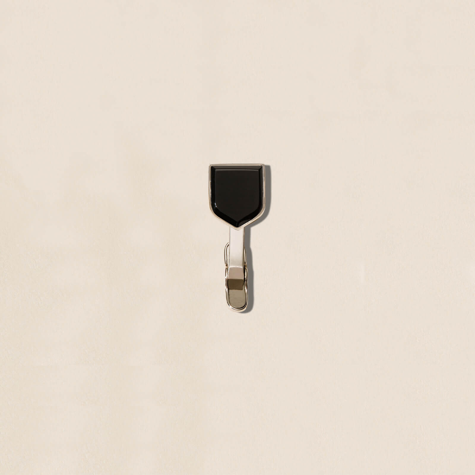 Boutons de manchette blason d'or Onyx