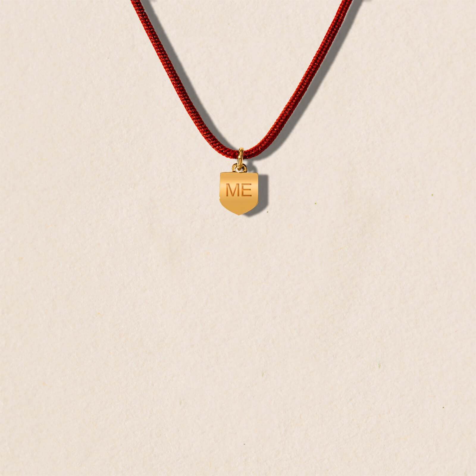 Collier Blason d'Or Me & You - Taille M