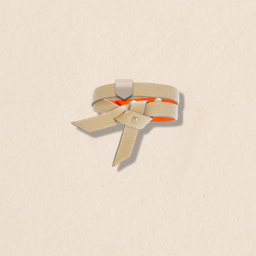 Bracelet cuir Phi 1.618 personnalisable - taille L